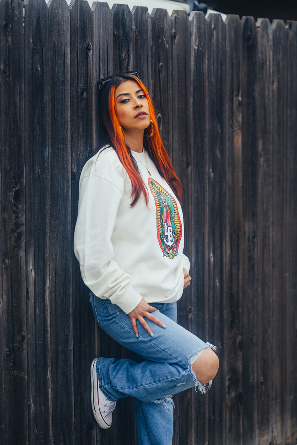 Virgin Mary Crewneck Sweater