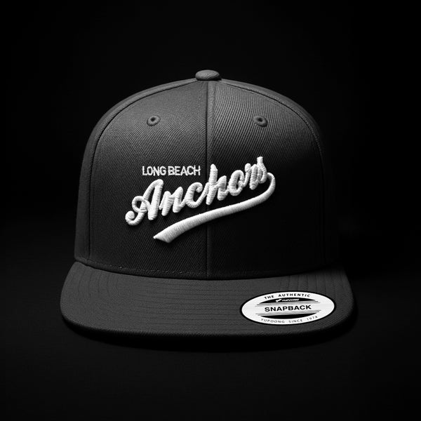Long Beach Anchors Script Snapback
