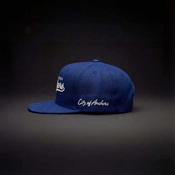 Long Beach Anchors Script Snapback