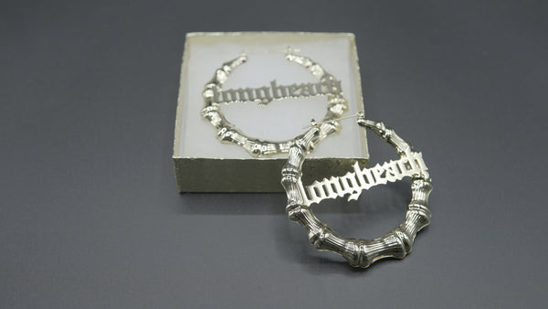 Long Beach Bamboo Hoop Earrings