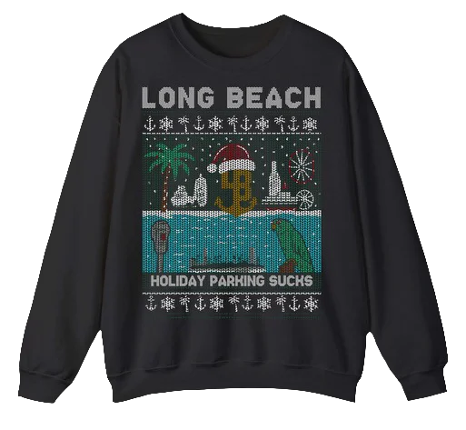 “Holiday Parking Sucks” Ugly Christmas Sweatshirt