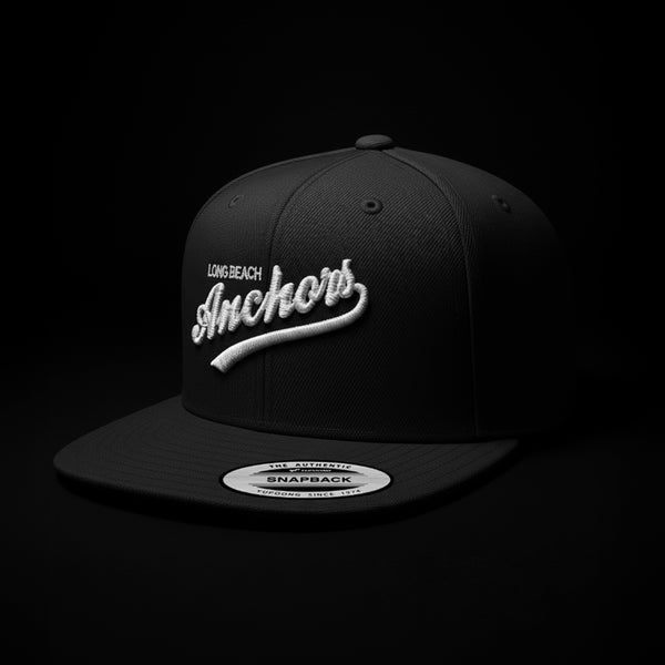 Long Beach Anchors Script Snapback
