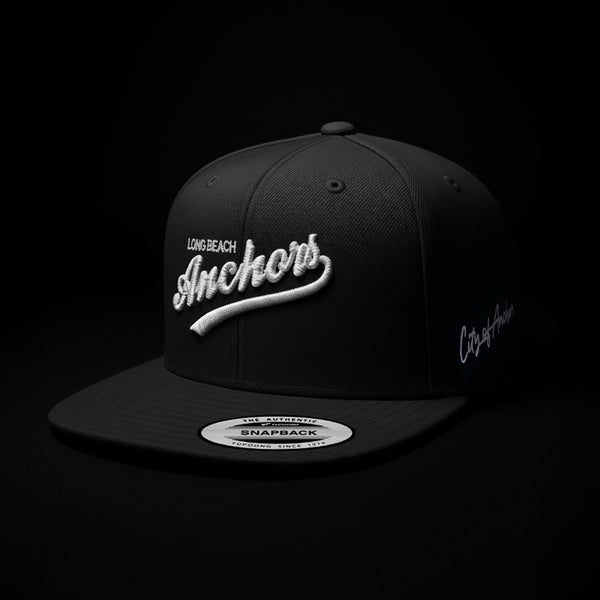 Long Beach Anchors Script Snapback