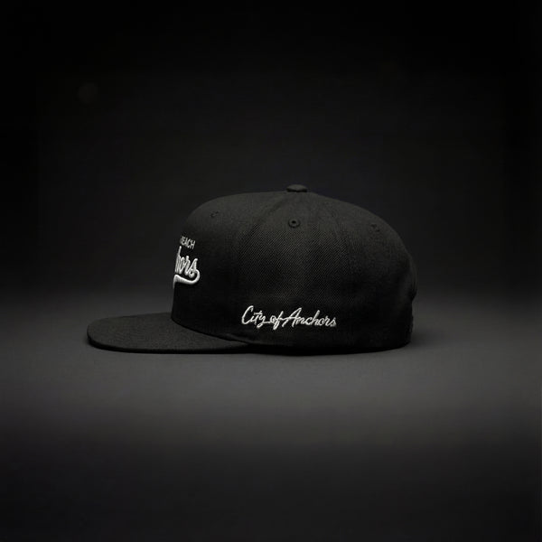 Long Beach Anchors Script Snapback