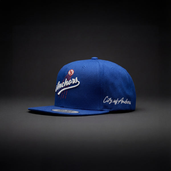LB Anchors Snapback (Red & White Stitch)