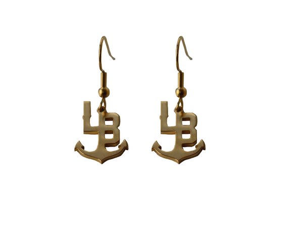LB Anchor Earrings