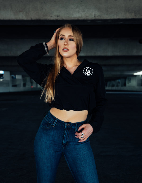 LB Cropped Pullover Windbreaker