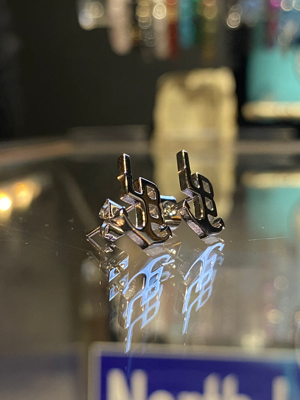 LB Anchor Earrings